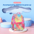 Colorful plush children's backpack